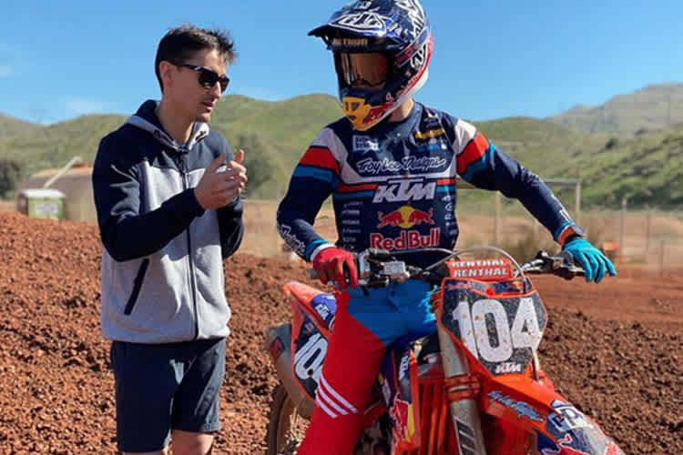 Marvin Musquin betreute Brian Moreau seit seiner Ankunft in den USA