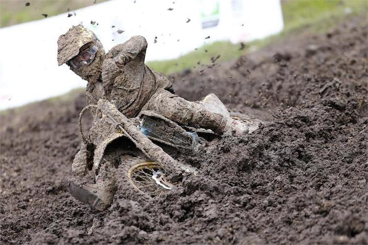 Das ist Brian Hsu. Die Bedingungen in Leon waren ziemlich matschig 