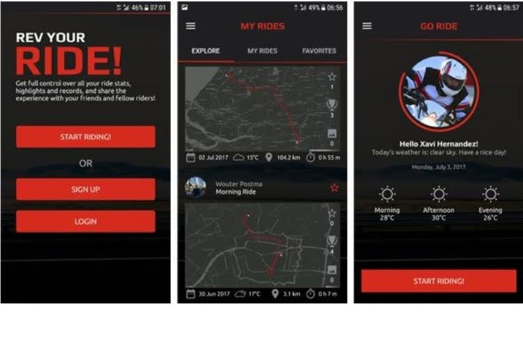 Yamaha macht mit der markenoffenen, kostenlosen MyRide-App den Motorrad-Navigationsgeräten Konkurrenz