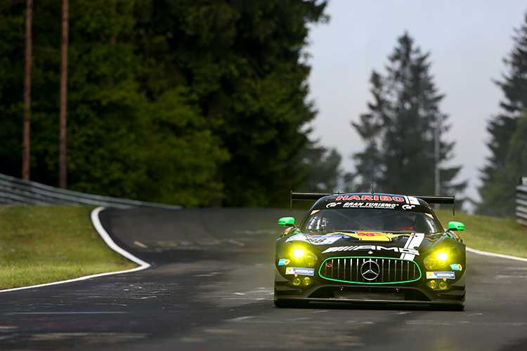 Schnellster Wagen in der Eifel: Der Mercedes-AMG GT3 vom Haribo Racing Team-AMG