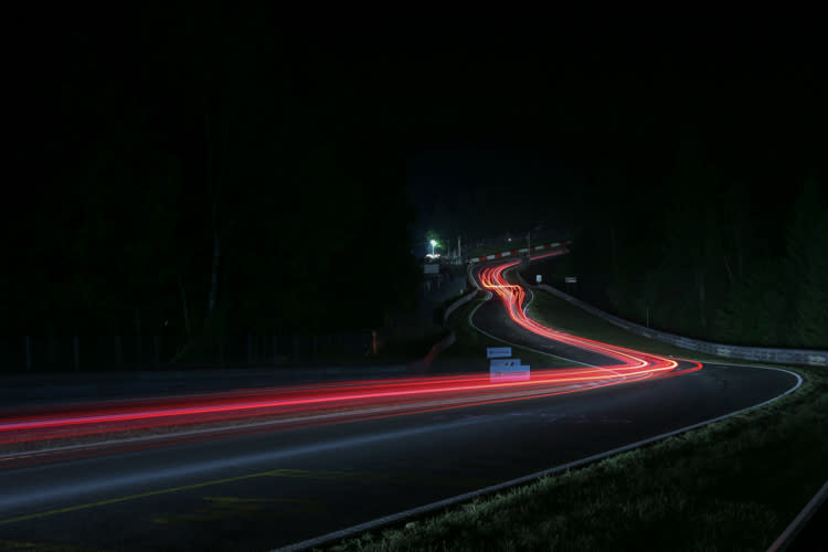 Atemberaubende Perspektiven in der Nacht des 24h Rennens am Nürburgring 