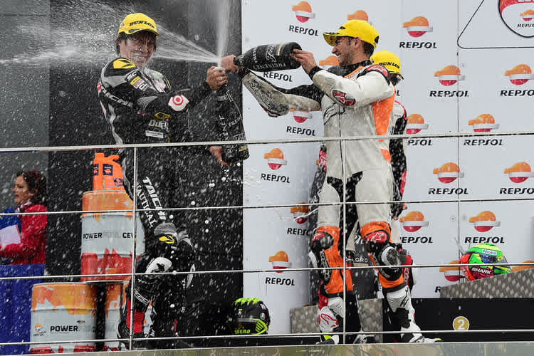 Tetsuta Nagashima feierte in Valencia seinen ersten Sieg in der Moto2-EM