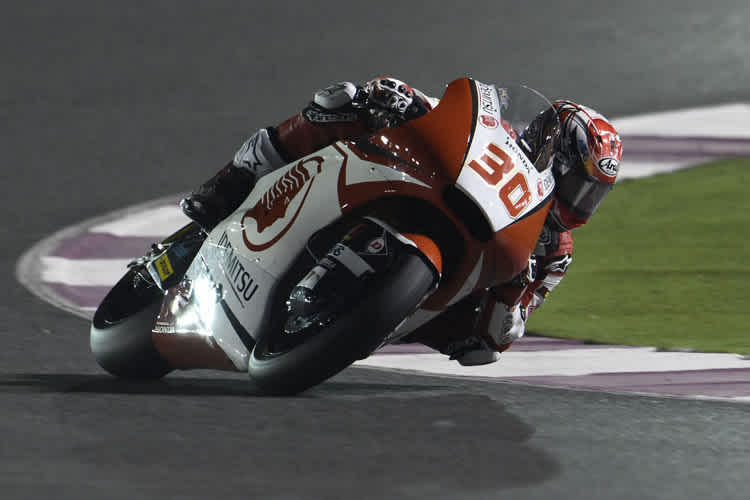 Takaaki Nakagami auf der Kalex in Katar