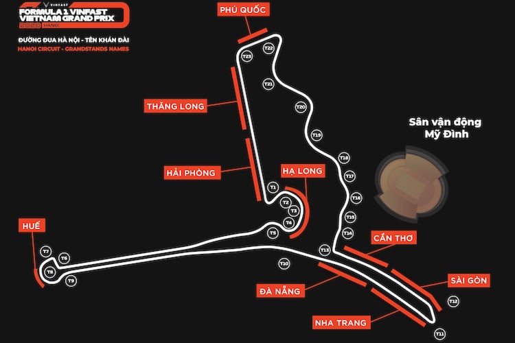 Die Tribünennamen wurden auch mit Blick auf die geographische Lage gewählt