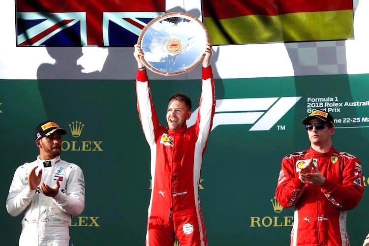 Der Union Jack und Schwarz-Rot-Gold dominieren die Formel 1