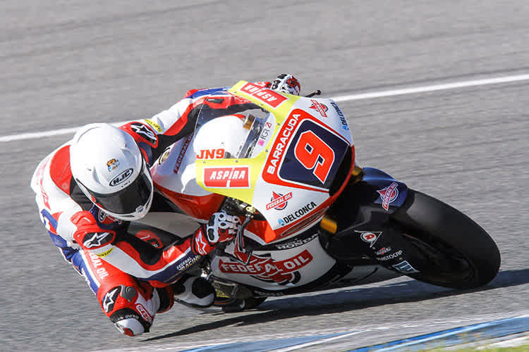 Jorge Navarro auf der Kalex des Gresini-Teams