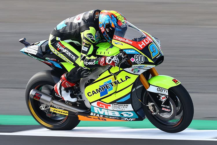 Jorge Navarro auf der Speed-up, er wurde in England Zweiter