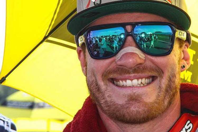 Stefan Nebel ist auf und neben dem Motorrad fleissig