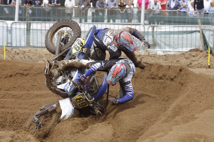 Nicht nur Remo Inderbitzin/Martin Betschart nahmen ein Bad im Sand