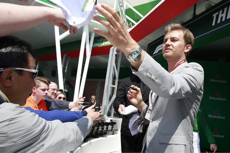 Nico Rosberg: «Für mich steht ausser Frage, dass ich noch viele Jahre mit Mercedes zusammenarbeiten werde»
