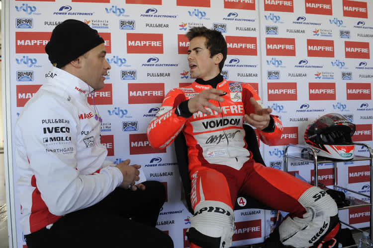 Nico Terol: Viel Diskussionsbedarf in der Box bei Mapfre Aspar