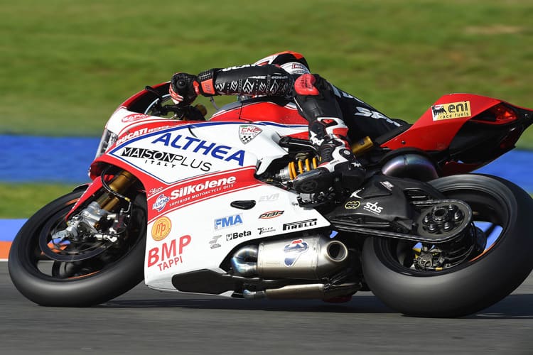 Nico Terol fuhr erstmals ein Superbike