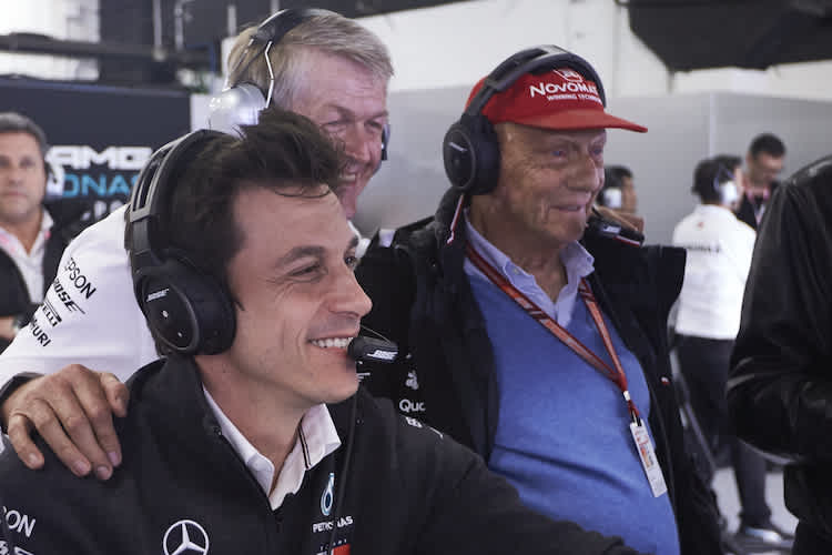 Tiefstapelei oder echte Sorge: Niki Lauda und Toto Wolff relativieren den Mercedes-Vorsprung von Spa