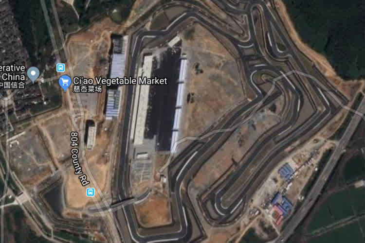 Die Rennstrecke in Ningbo/China wurde 2016 gebaut