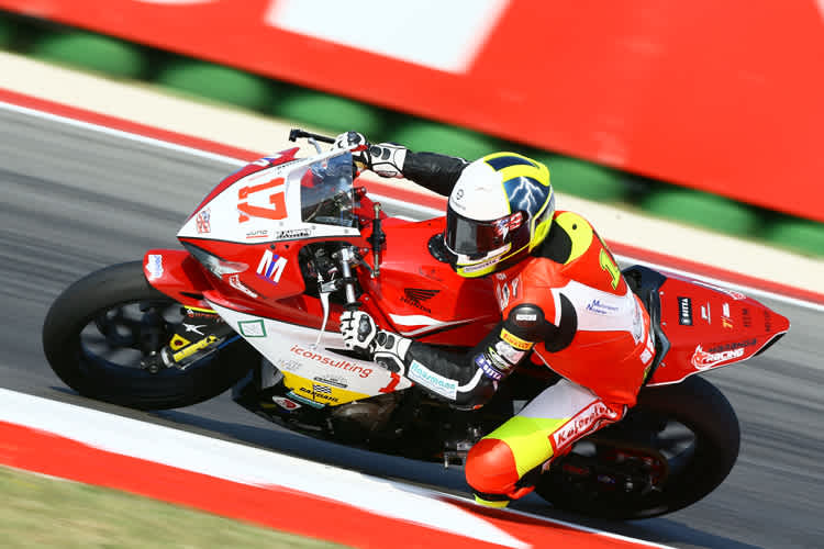 Gabriel Noderer konnte die Vorteile der Honda nicht ausspielen