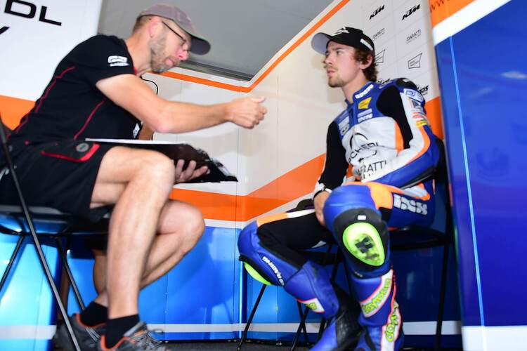 Philipp Öttl büßte im Moto3-Qualifying 0,667 sec auf die Pole-Zeit ein