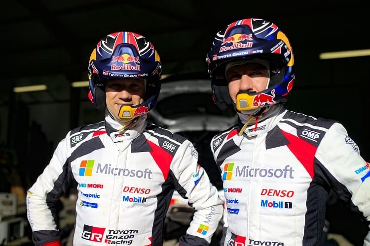 Sébastien Ogier und Julien Ingrassia sind startklar