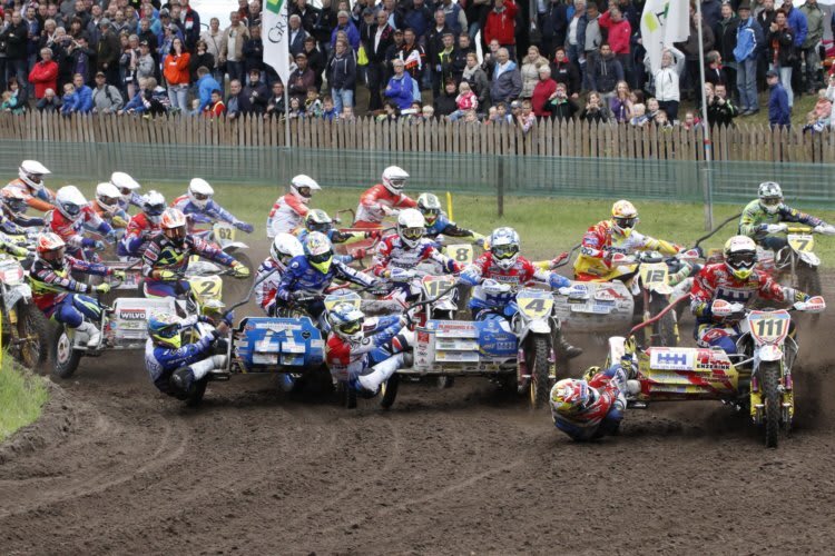 Der Start in die MX-Gespann-WM 2017 findet in Oldebroek statt