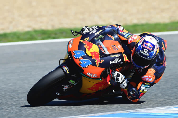 Miguel Oliveira auf der neuen Moto2-KTM