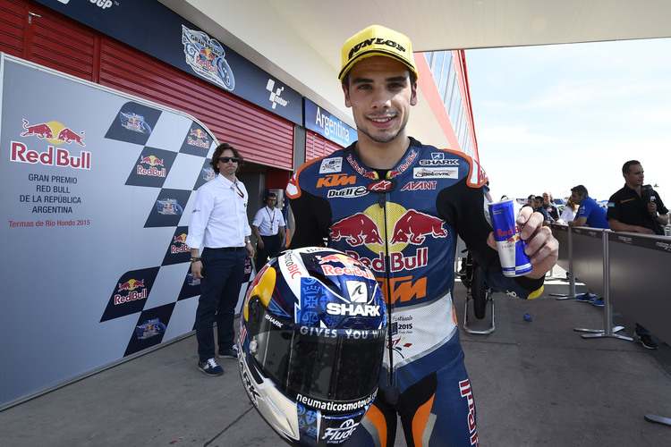 Miguel Oliveira nach der Trainingsbestzeit in Las Termas