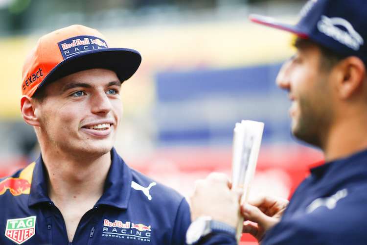 Max Verstappen und Daniel Ricciardo wagen einen Ausblick auf 2018