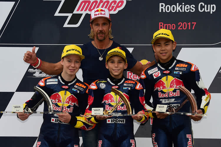 Kevin Orgis, Deniz Öncü und Ryusei Yamanaka