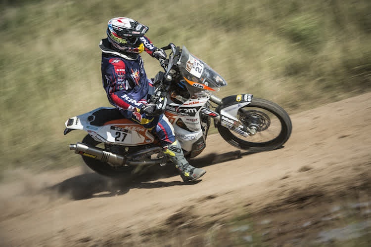 Matthias Walkner schaffte bereits auf der dritten Etappe die Sensation