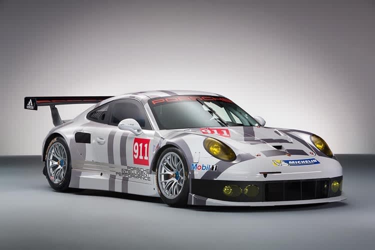 Gleiches Design wie der 919 Hybrid: Der 911 RSR