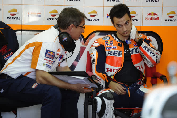 Ex-Crew-Chief Ramon Aurin mit Dani Pedrosa