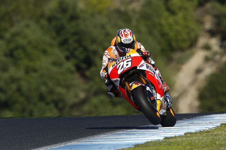 Dani Pedrosa am Mittwoch in Jerez