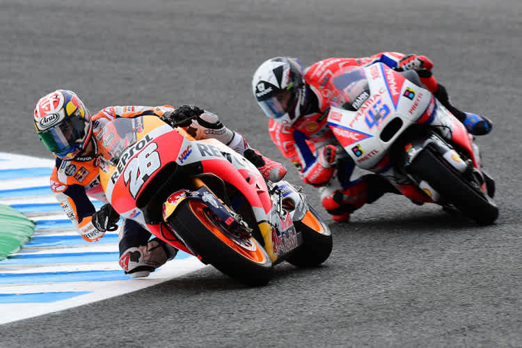 FP1 in Jerez: Dani Pedrosa (26) vor Redding