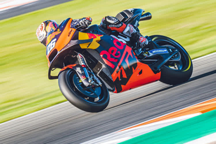 Dani Pedrosa als Testfahrer bei KTM
