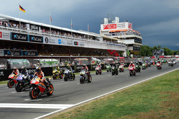 Dani Pedrosa (26) fuhr vom besten Startplatz los