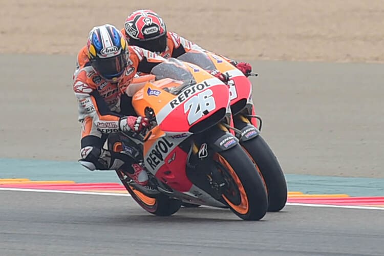 Das grosse Duell: Dani Pedrosa (26) gegen Marc Márquez