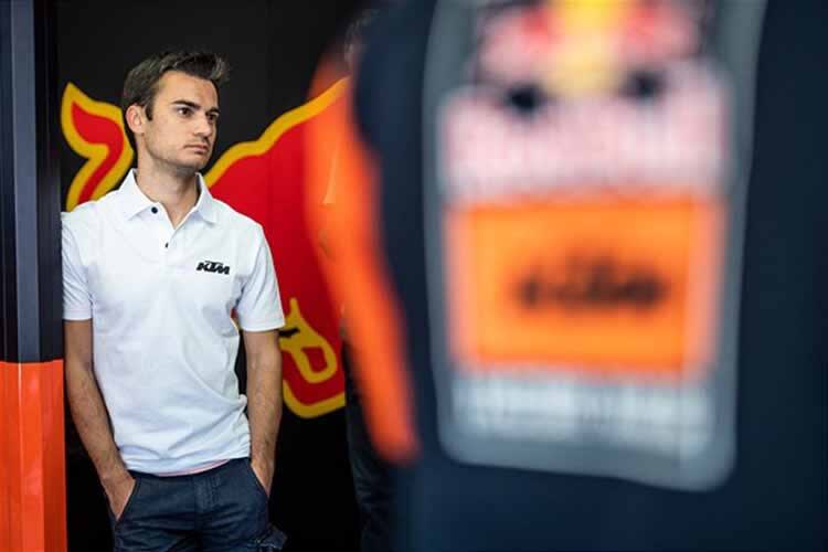 Dani Pedrosa in der KTM-Box in Jerez