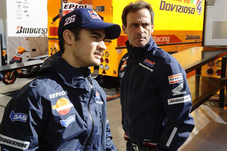 Stets Seite an Seite: Dani Pedrosa und Mentor Alberto Puig