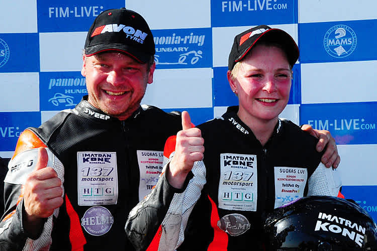 WM-Sieger Pekka Päivärinta und Kirsi Kainulainen