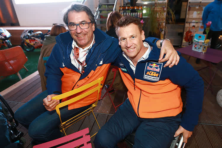 KTM-CEO Stefan Pierer mit Pit Beirer