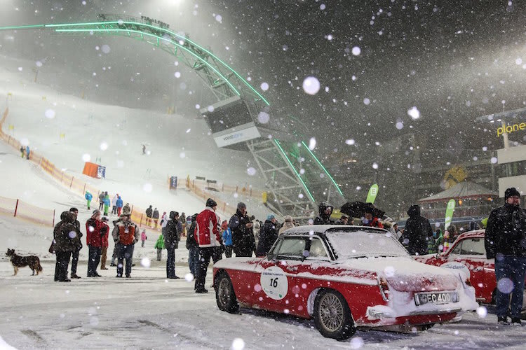 So winterlich kann es bei der Planai jeweils werden