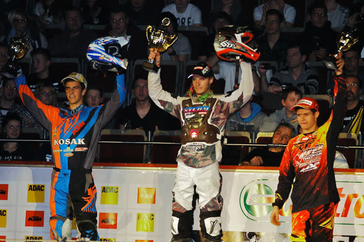 Tagespodium SX2 (v.l.n.r.): Larranaga, Aubin und Do