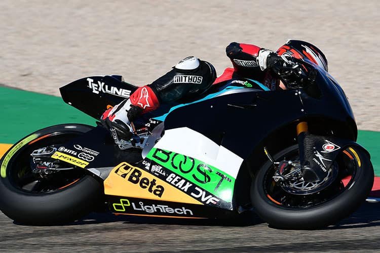 Test in Aragón: Edgar Pons heute auf der Speed-up