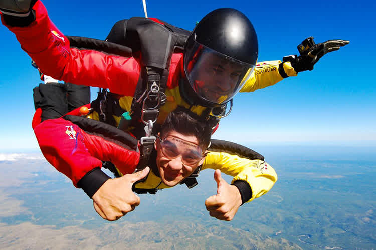 Jorge Martin genoss seinen Fallschirmsprung