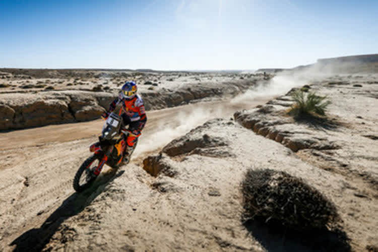 Toby Price bei der Marokko-Rallye 2018