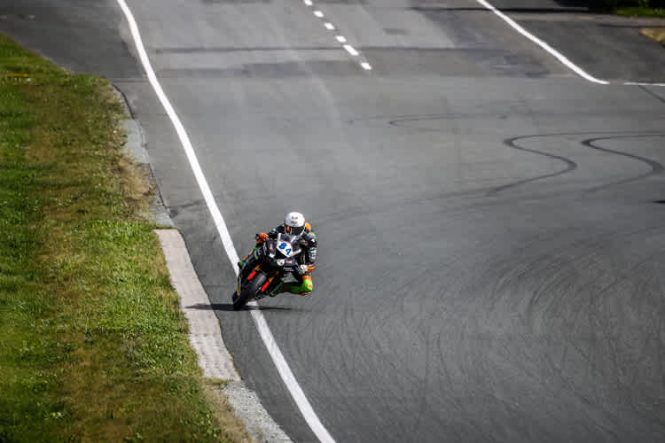 Mit der Kawasaki in Schleiz