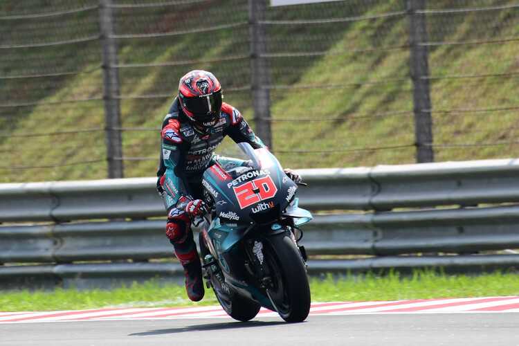 Fabio Quartararo in Sepang: Bestzeit  im FP1