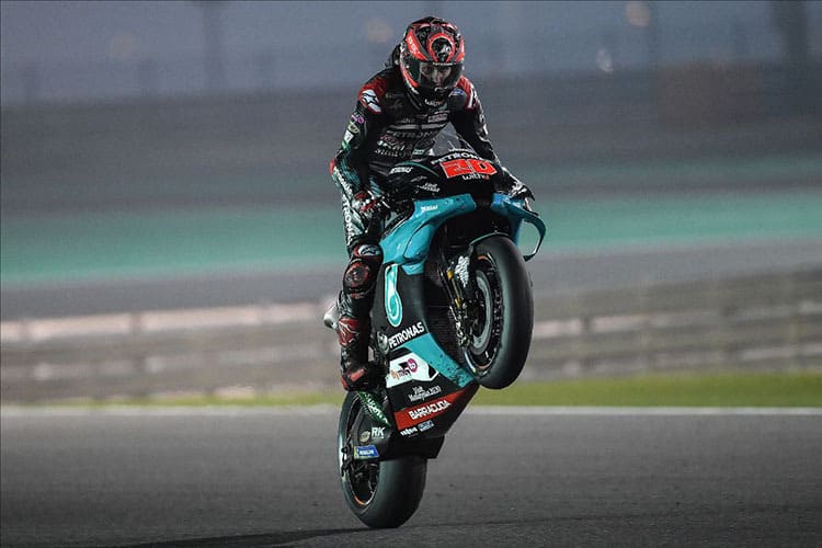 Fabio Quartararo auf der Petronas-Yamaha