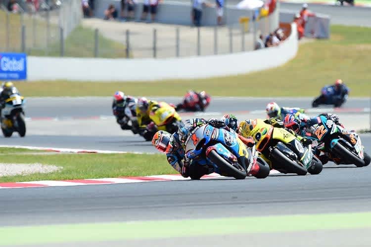 In Barcelona musste sich Rabat am Ende Zarco und Rins geschlagen geben