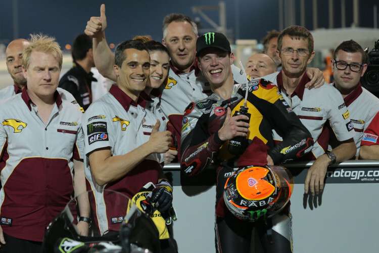 Freude über den Sieg: Rabat und das Marc-VDS-Team