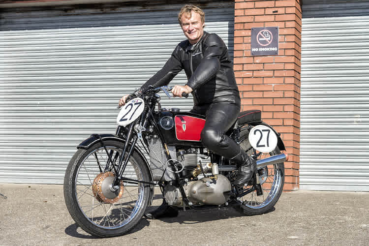 Ralf Waldmann mit der DKW 250 ccm