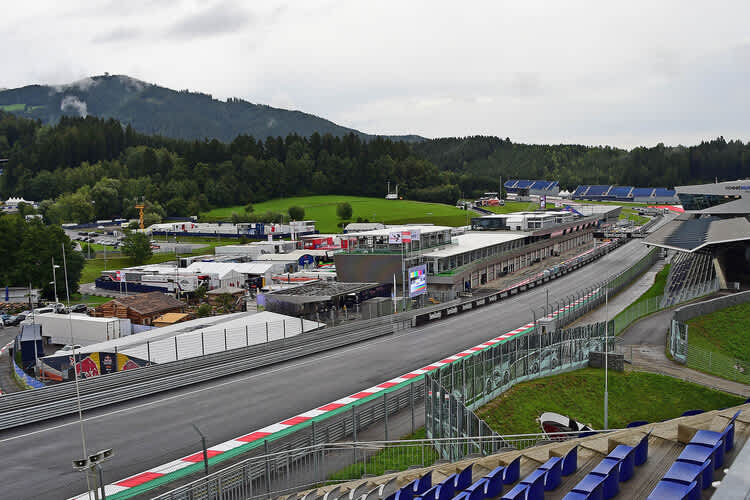 Donnerstagfrüh auf dem Red Bull Ring: Es ist alles bereit für den WM-Lauf in der Steiermark